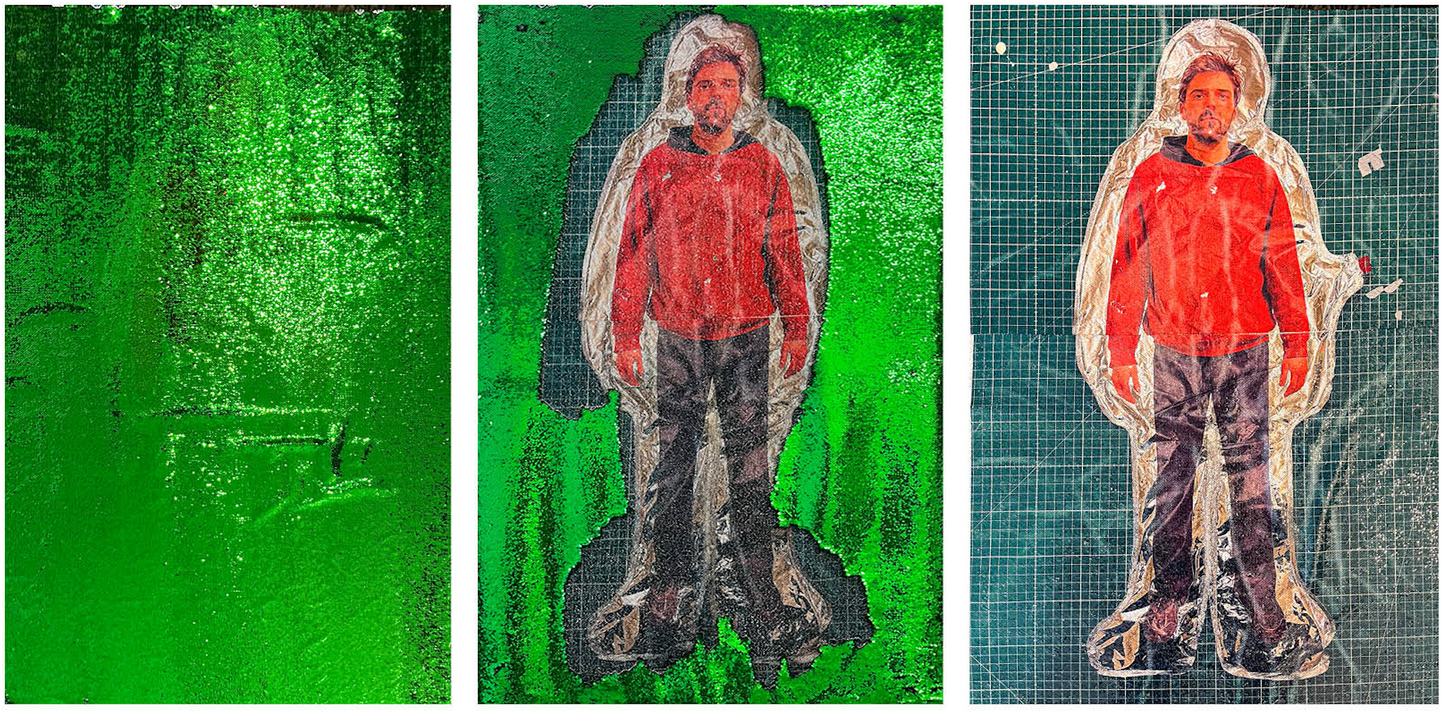 Selbstporträt als Ballon