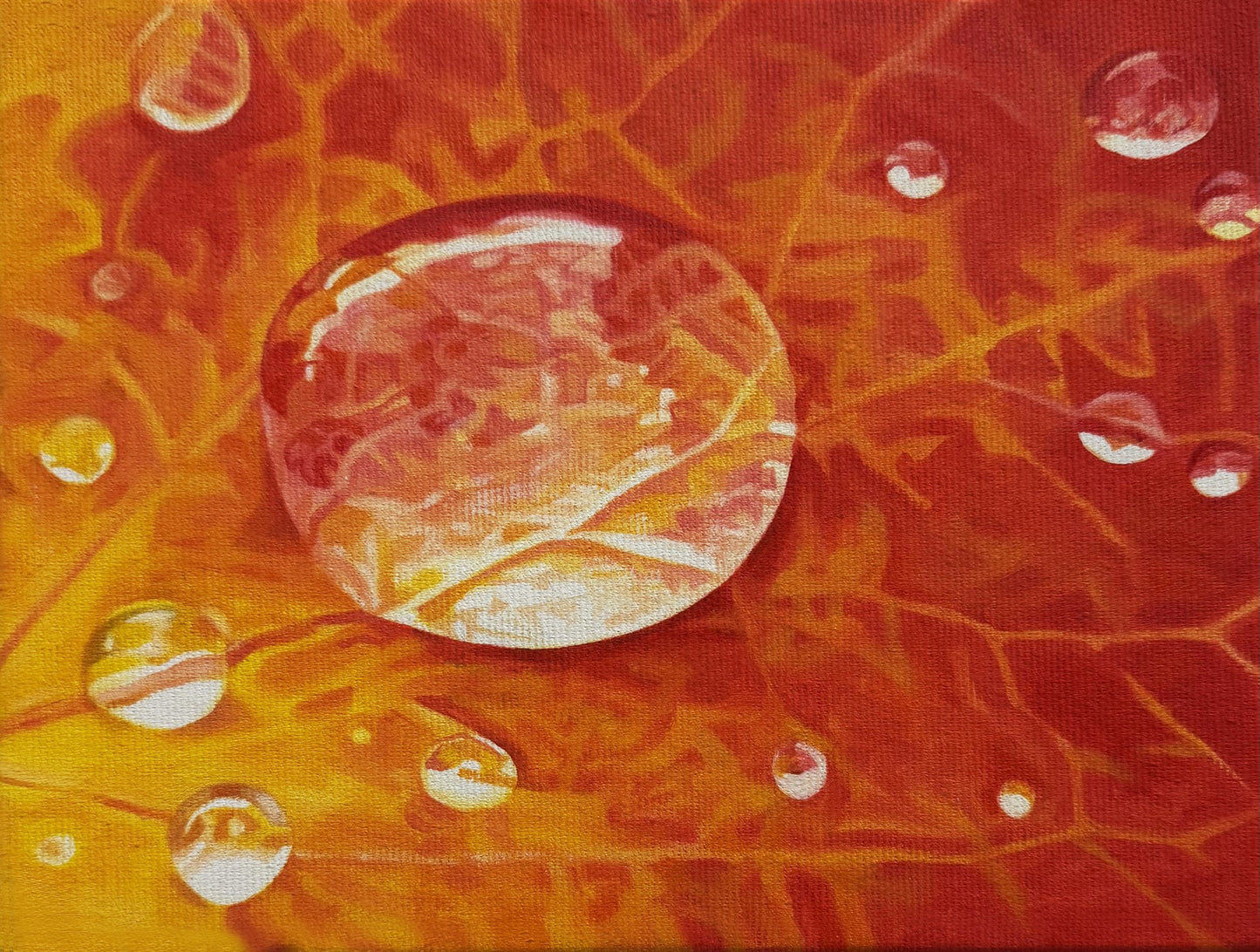 Tropfen Rot