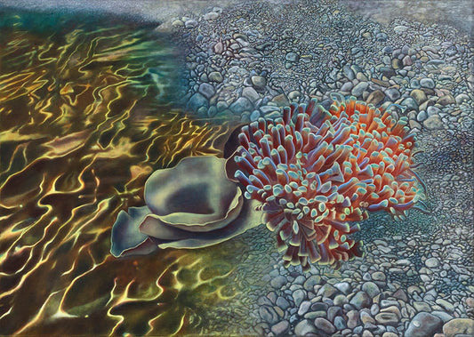 Where blue gave way to grey