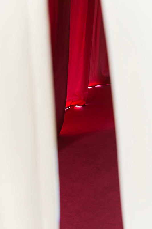 Red curtain