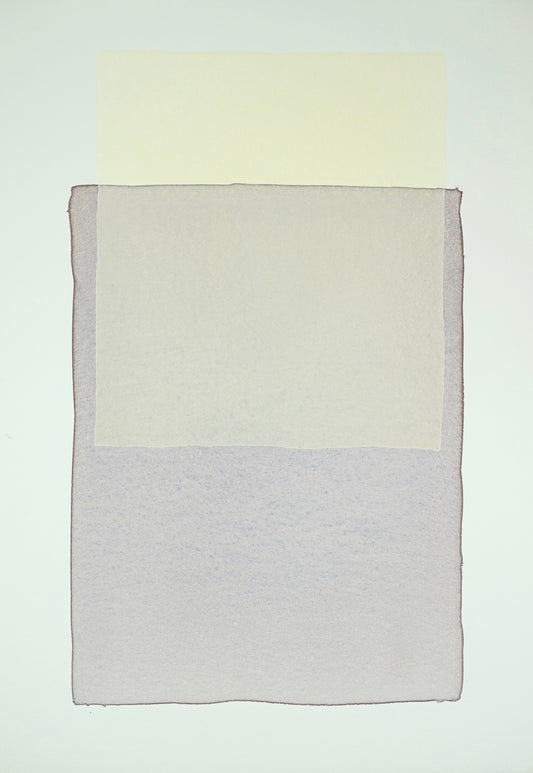 Lemon white on light lilac
